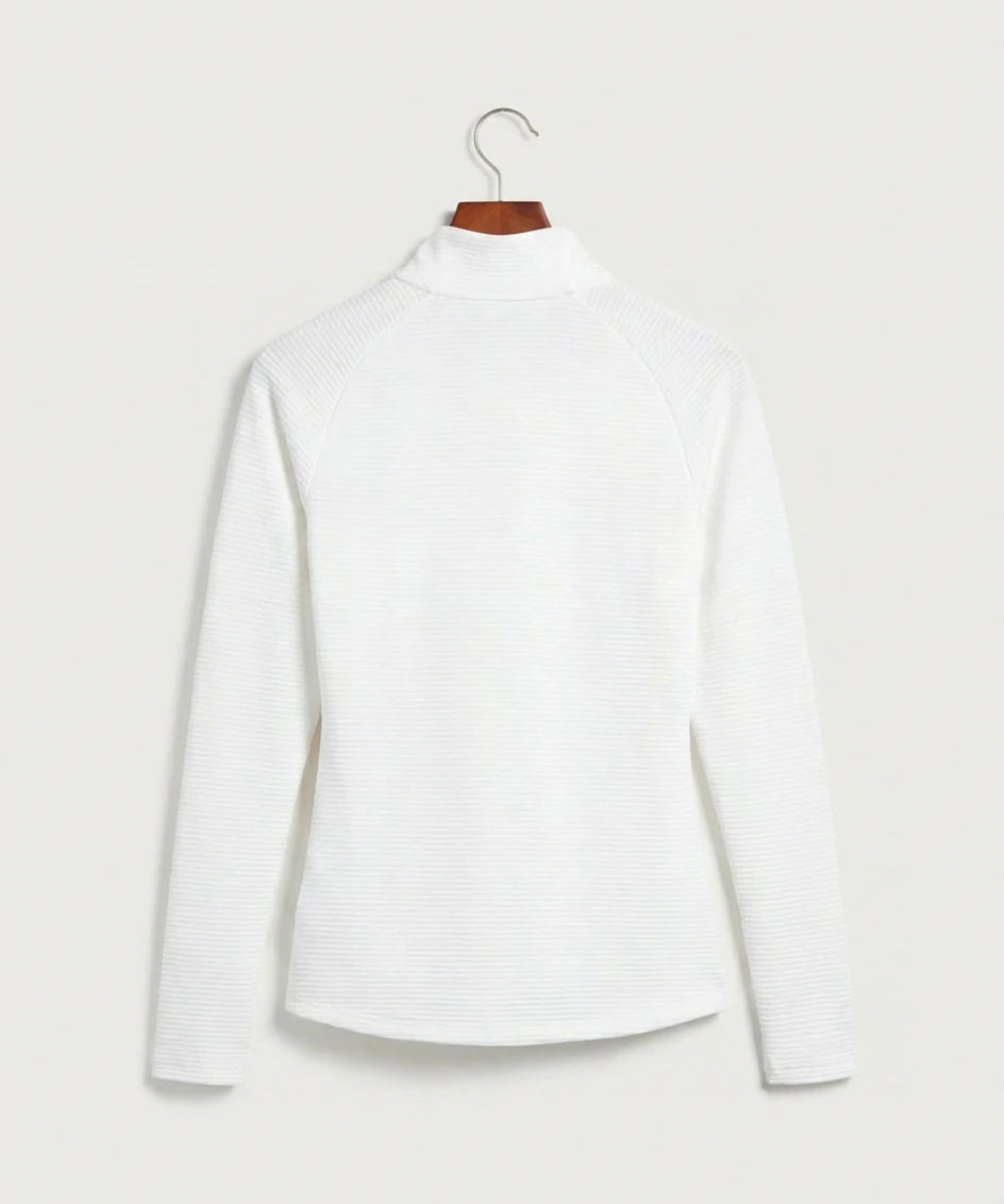 Zumbrota Mazeppa High School Volleyball (Girls) - White Quarter Zip - Left Chest (back)