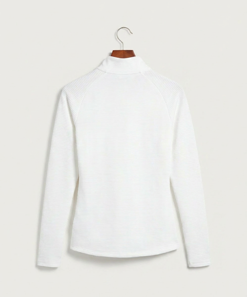 Goodhue High School Volleyball (Girls) - White Quarter Zip - Left Chest (back)