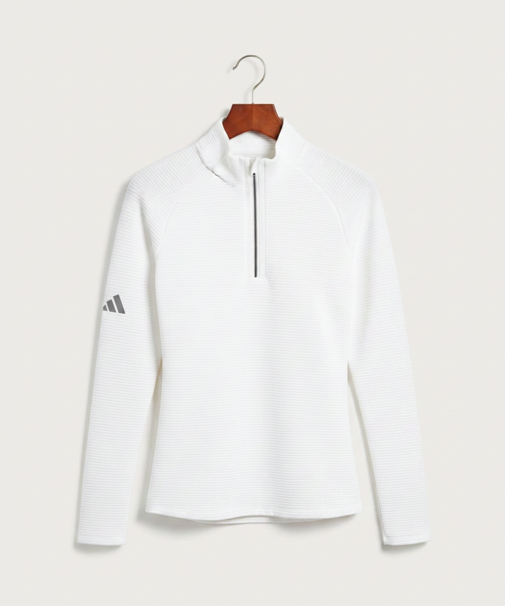 Duluth East High School Cheer (Coed) - White Quarter Zip - Left Chest