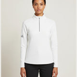 Notre Dame High School Team Store - White Quarter Zip - Left Chest (model)