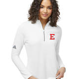 Duluth East Softball - White Quarter Zip - Left Chest