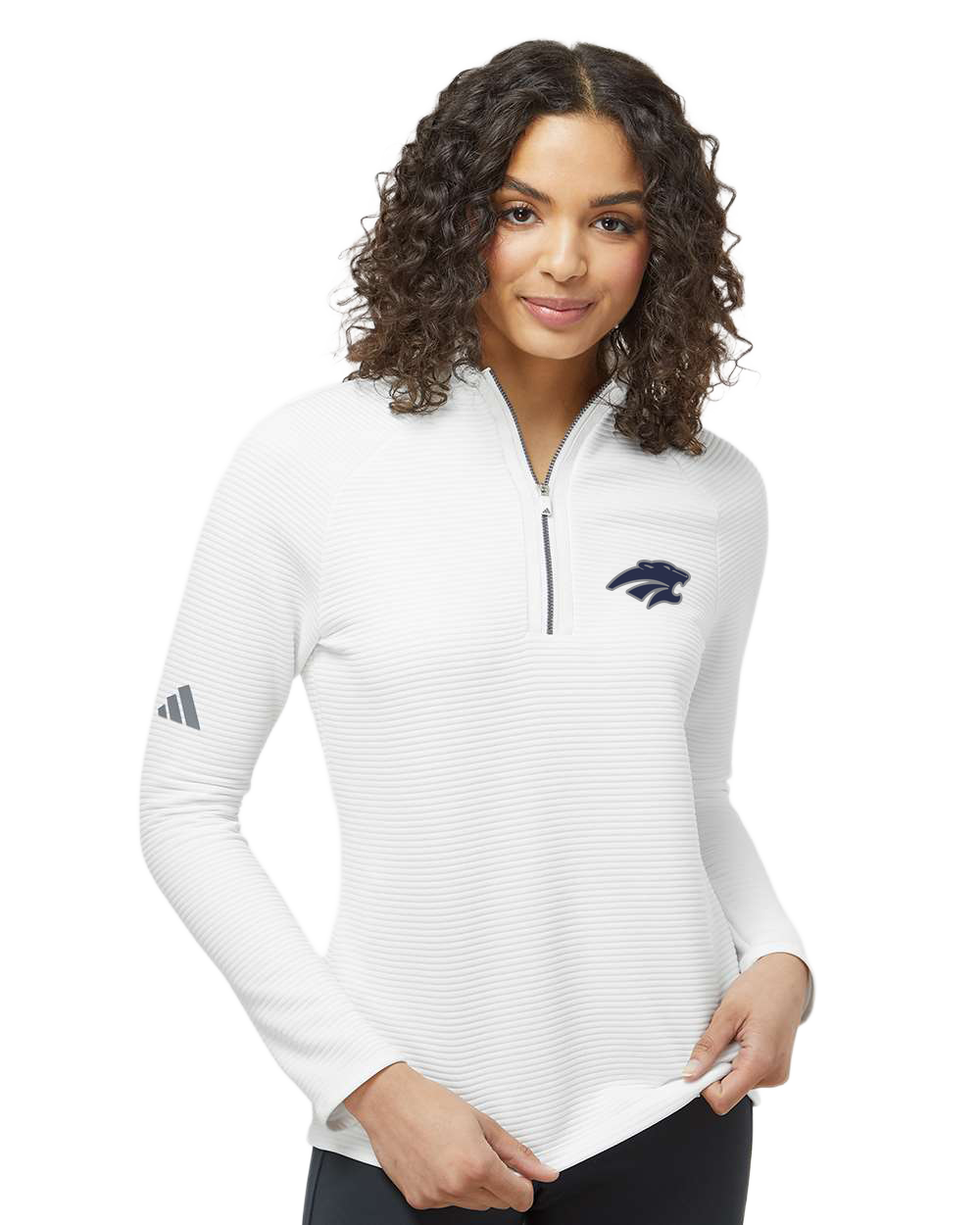 Zumbrota-Mazeppa Volleyball - White Quarter Zip - Left Chest