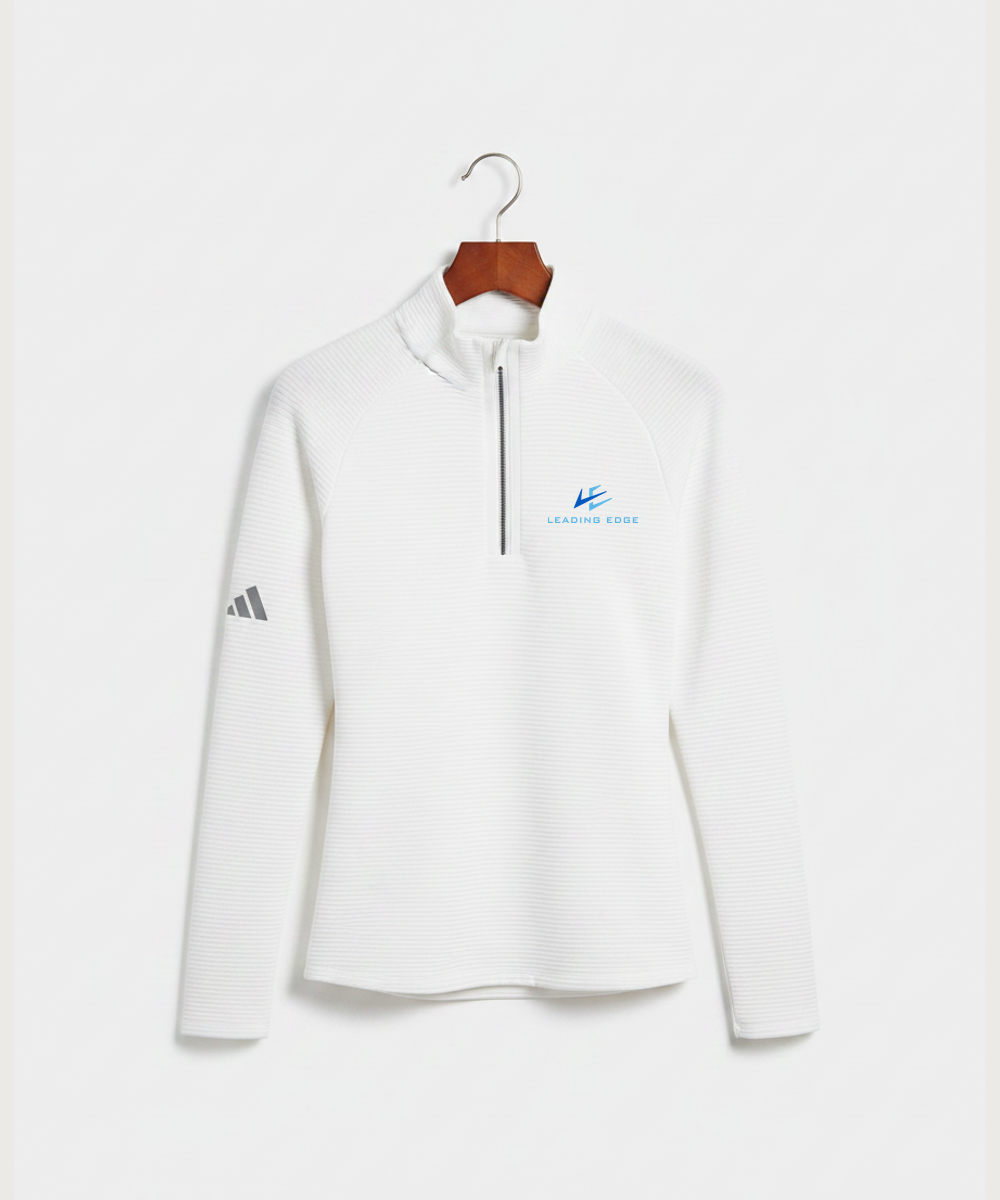 Notre Dame High School Team Store - White Quarter Zip - Left Chest