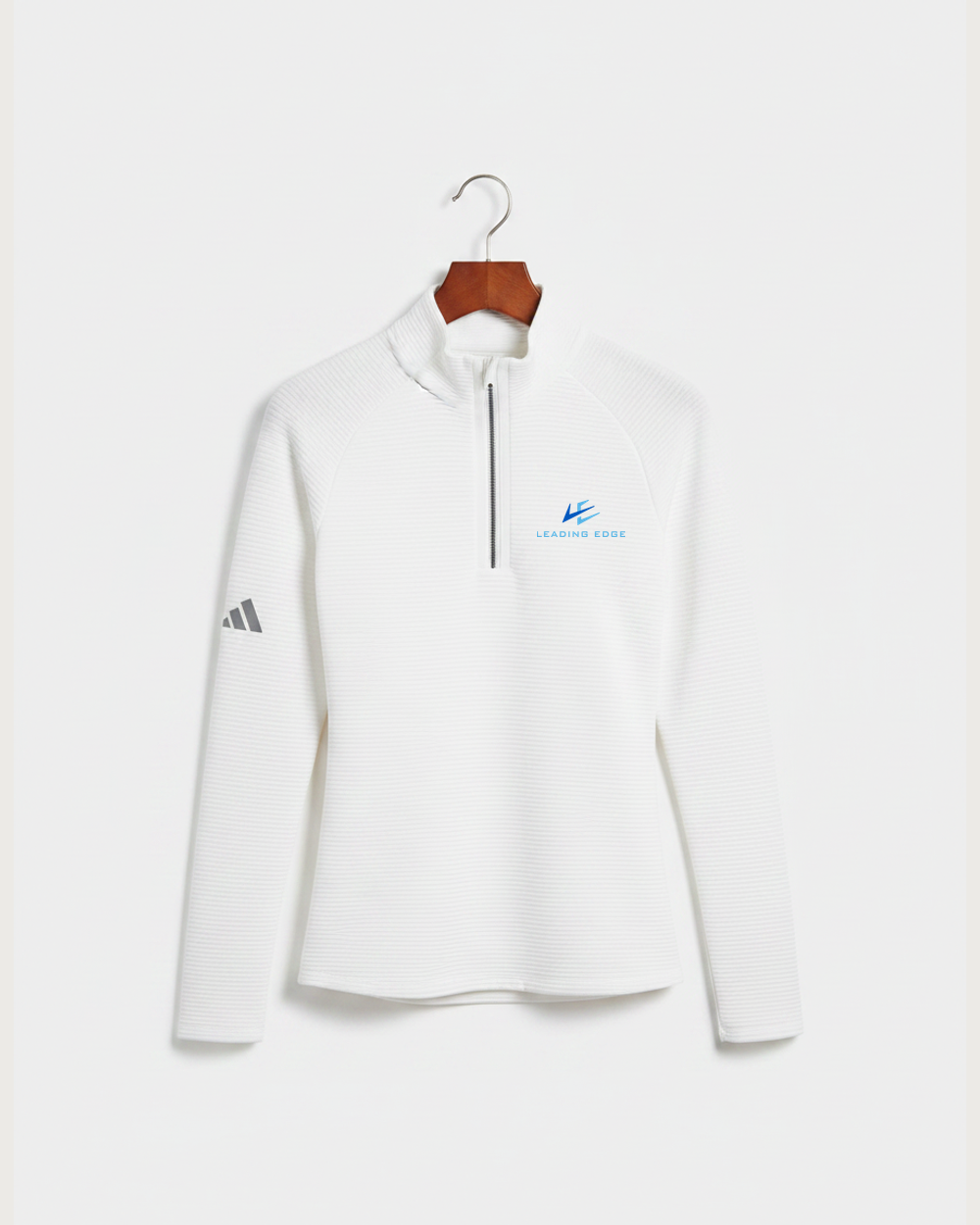 Notre Dame High School Team Store - White Quarter Zip - Left Chest