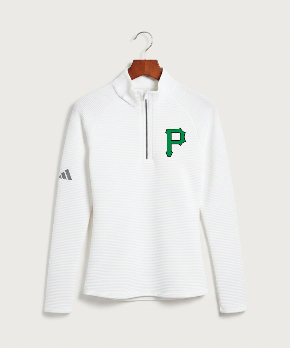 Pipestone Area High School Volleyball (Girls) - White Quarter Zip - Left Chest