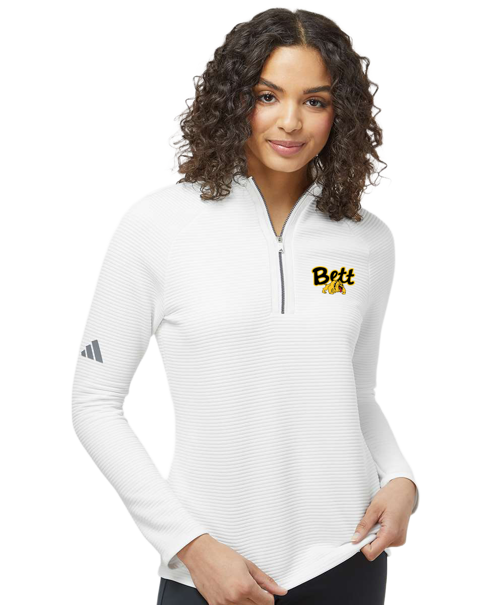 Test 222 - White Quarter Zip - Left Chest