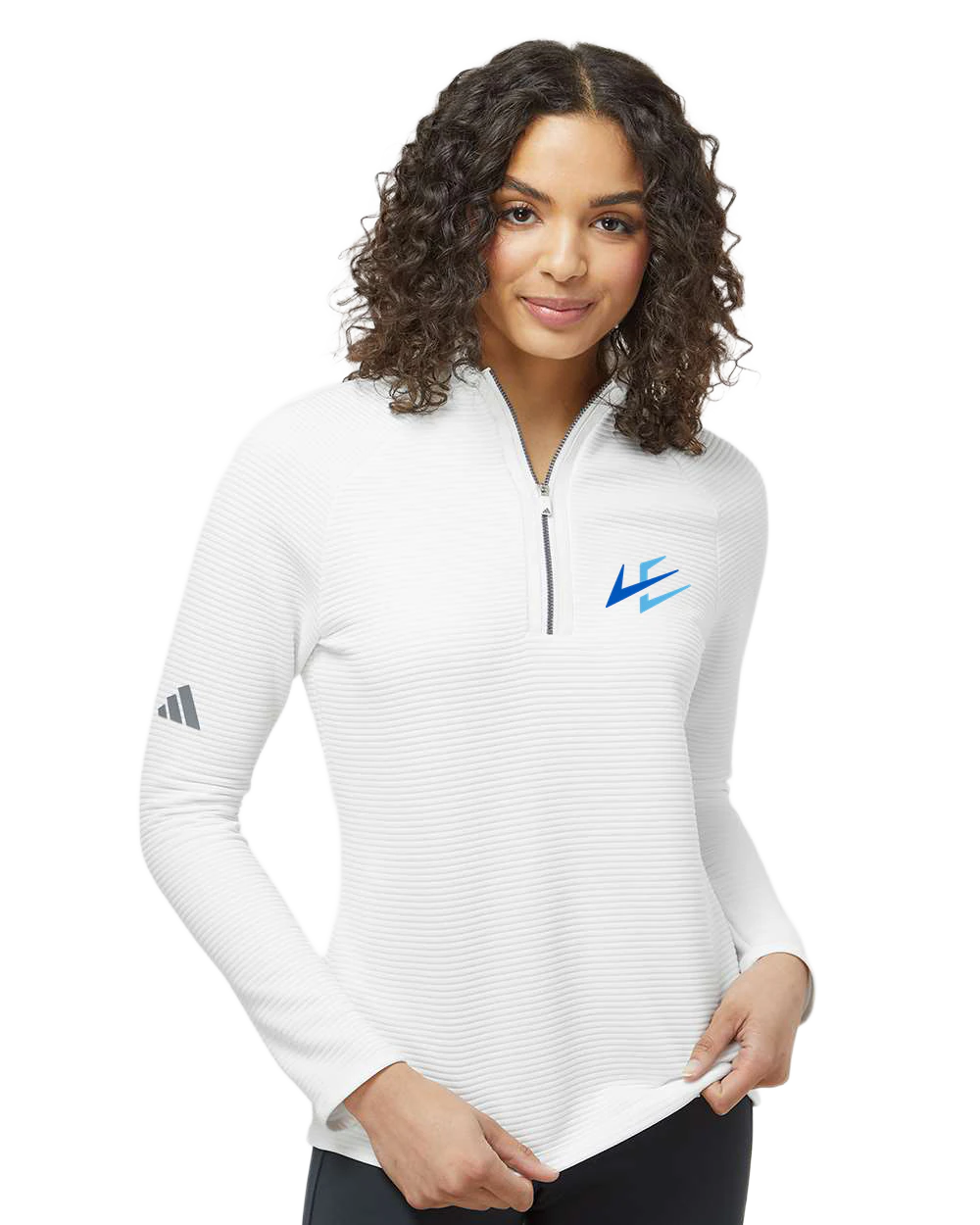 Team Store Example - White Quarter Zip - Left Chest
