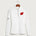 Wisconsin Hanger Test - White Quarter Zip - Left Chest (front)