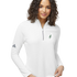 DC Everest Middle School Football — example store - White Quarter Zip - Left Chest