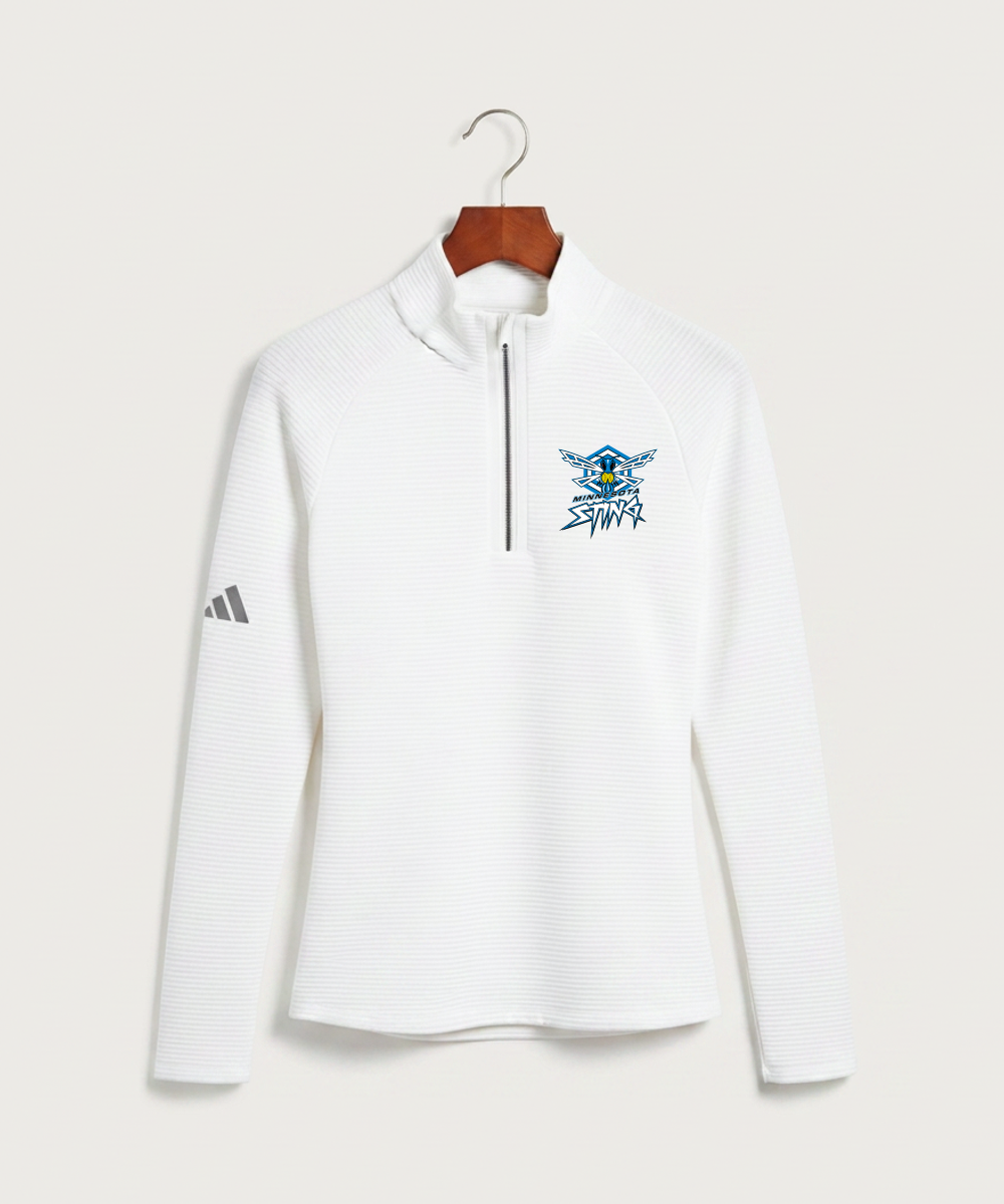Minnesota Sting Athletics - White Quarter Zip - Left Chest