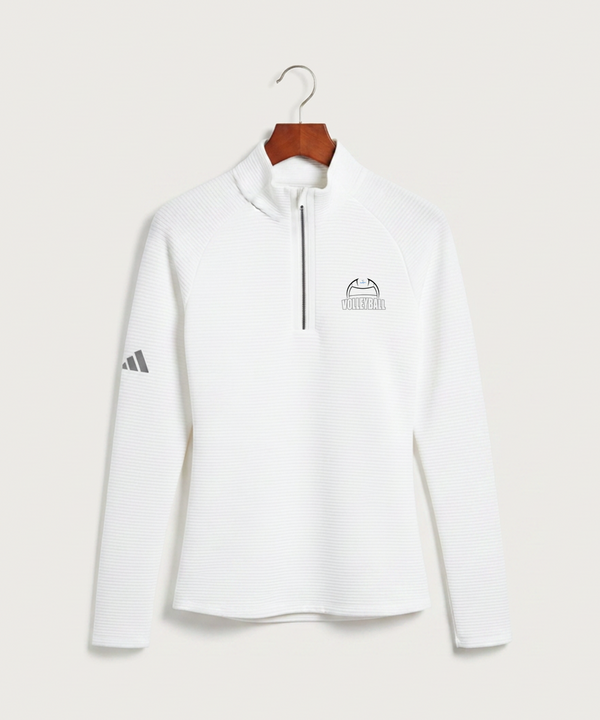 Long Prairie Grey Eagle High School Volleyball (Girls) - White Quarter Zip - Left Chest
