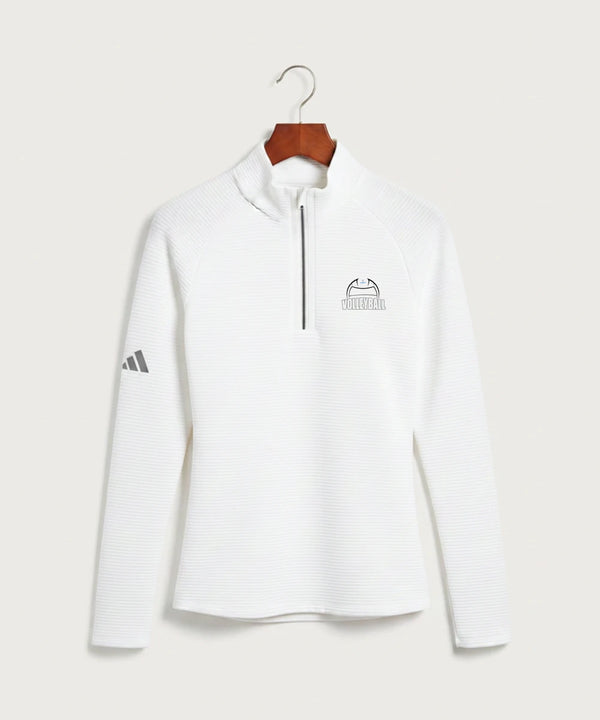 Long Prairie Grey Eagle High School Volleyball (Girls) - White Quarter Zip - Left Chest