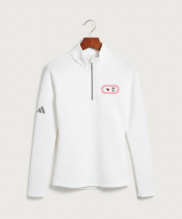 Forreston Track and Field - White Quarter Zip - Left Chest