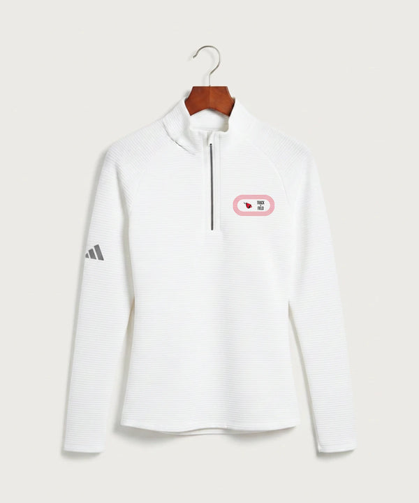 Forreston Track and Field - White Quarter Zip - Left Chest