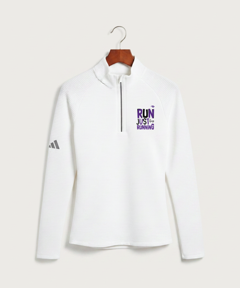 Glencoe Silver Lake High School Athletics - White Quarter Zip - Left Chest