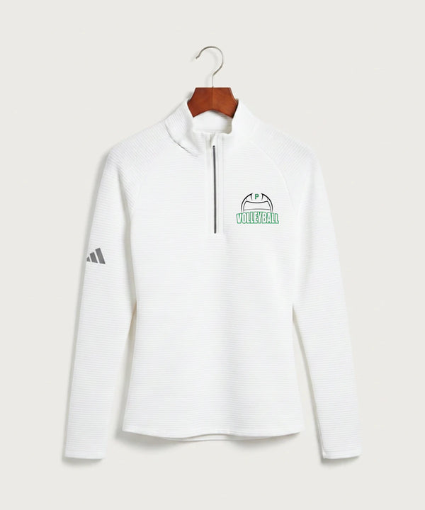 Pipestone Area High School Volleyball (Girls) - White Quarter Zip - Left Chest