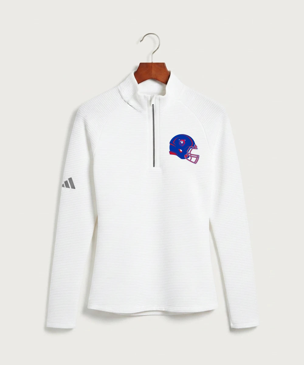 Bertha Hewitt High School Football (Boys) - White Quarter Zip - Left Chest