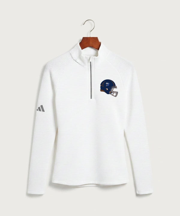 Bemidji High School Football (Boys) - White Quarter Zip - Left Chest