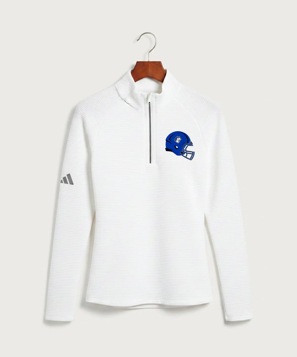 Bigfork Senior High School Football (Boys) - White Quarter Zip - Left Chest