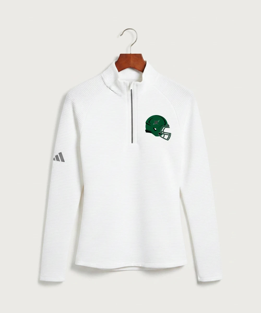 Rock Ridge High School Football (Boys) - White Quarter Zip - Left Chest