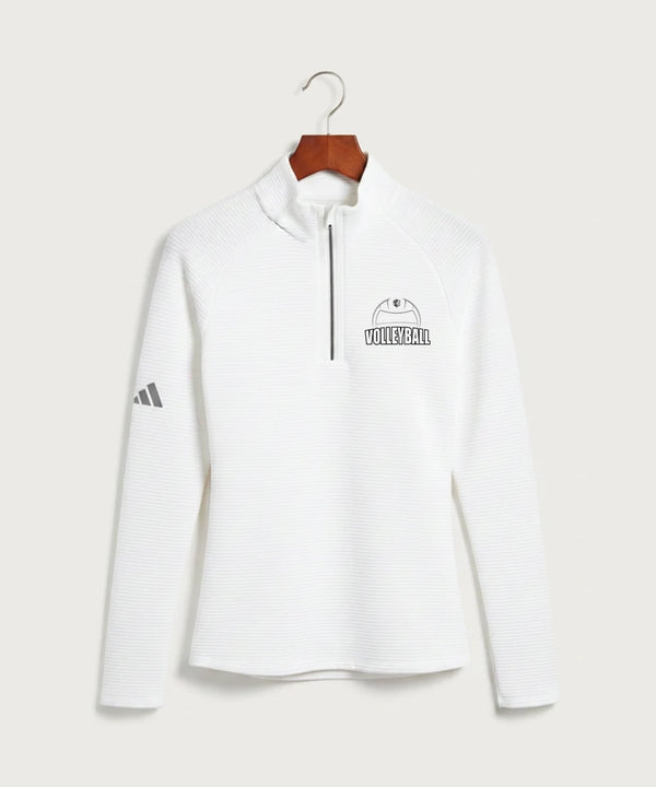 Kingsland High School Volleyball (Girls) - White Quarter Zip - Left Chest