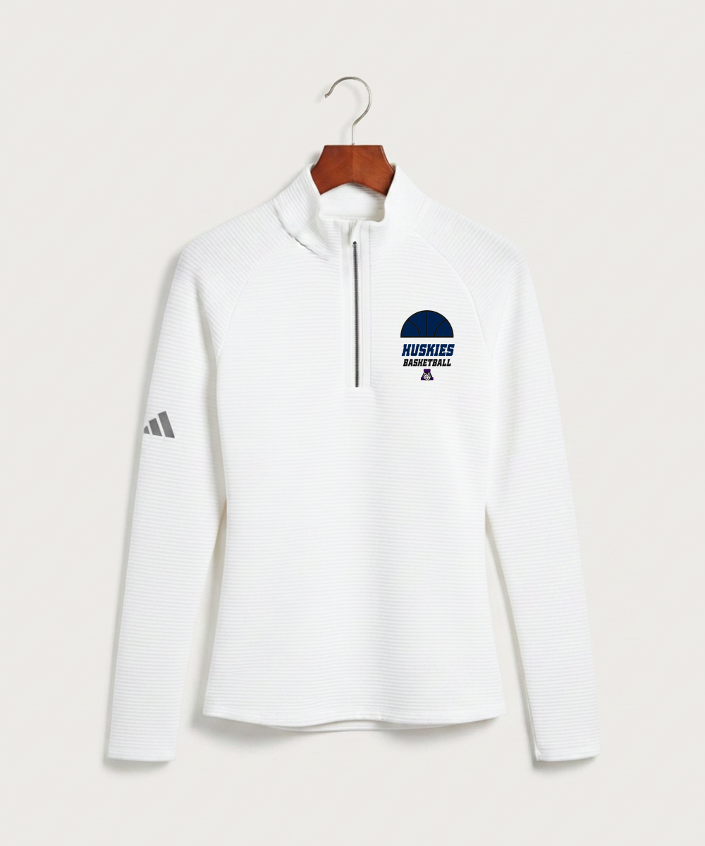 Albany High School Basketball (Boys) - White Quarter Zip - Left Chest