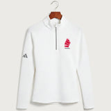Amboy Football general - White Quarter Zip - Left Chest