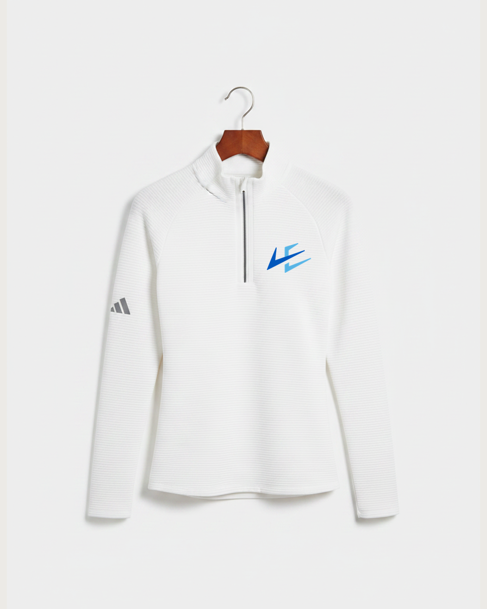 Notre Dame High School Team Store - White Quarter Zip - Left Chest