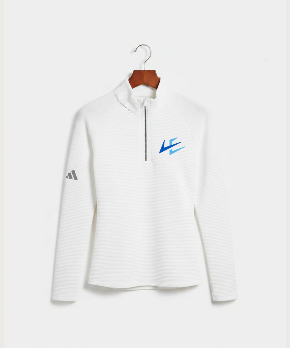 Notre Dame High School Team Store - White Quarter Zip - Left Chest