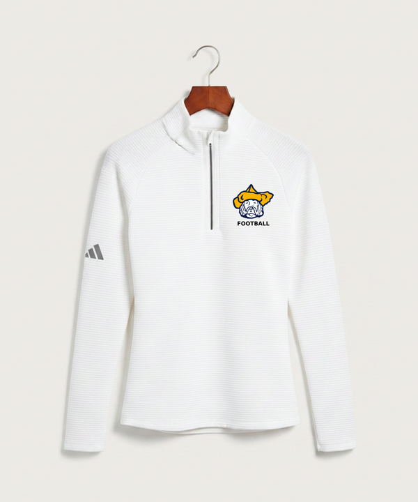 Polo HS Football general - White Quarter Zip - Left Chest
