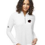 Tracy-Milroy-Balaton Track - White Quarter Zip - Left Chest