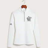Polo HS Football general - White Quarter Zip - Left Chest