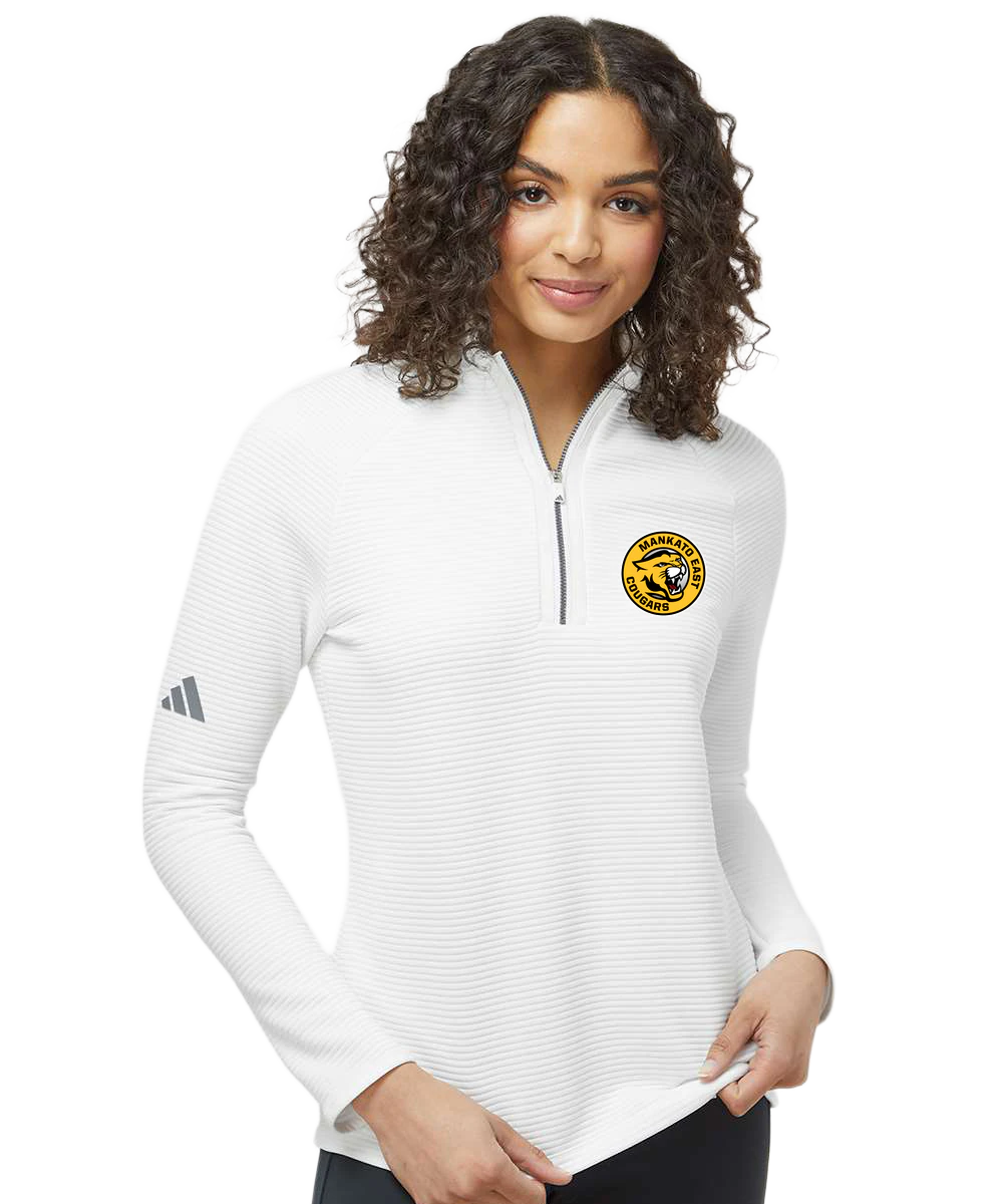 Mankato East Spring - White Quarter Zip - Left Chest