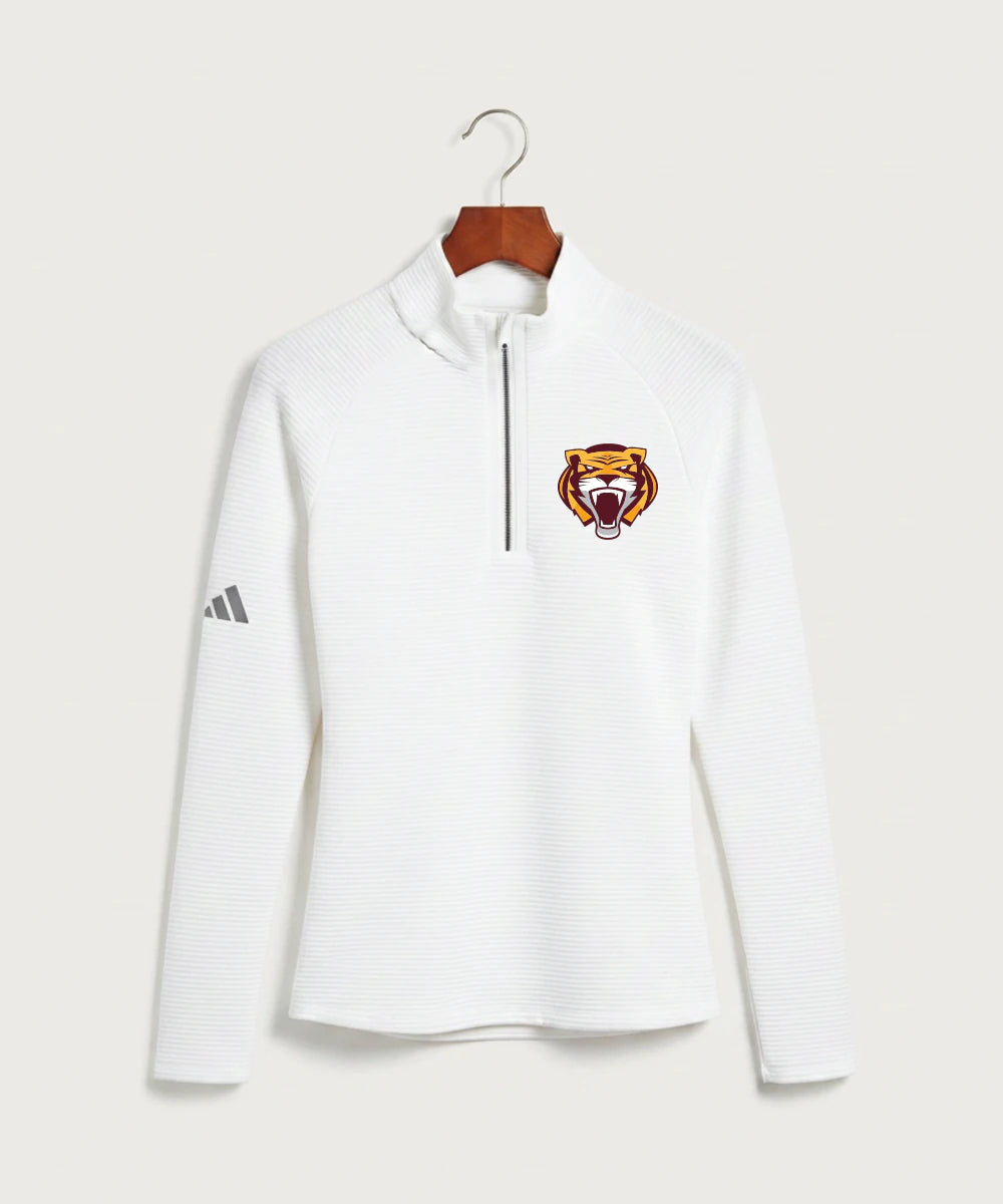 Stewartville High School Tennis (Coed) - White Quarter Zip - Left Chest
