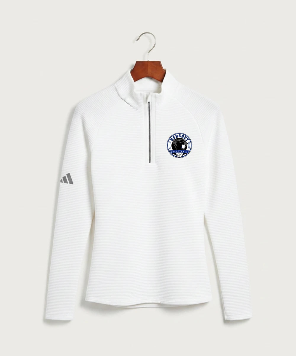Hershey High School Volleyball Team Store - White Quarter Zip - Left Chest