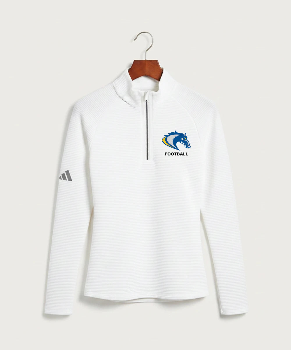 Riverside High School Football general - White Quarter Zip - Left Chest