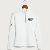Wilson Area School Soccer Soccer - White Quarter Zip - Left Chest