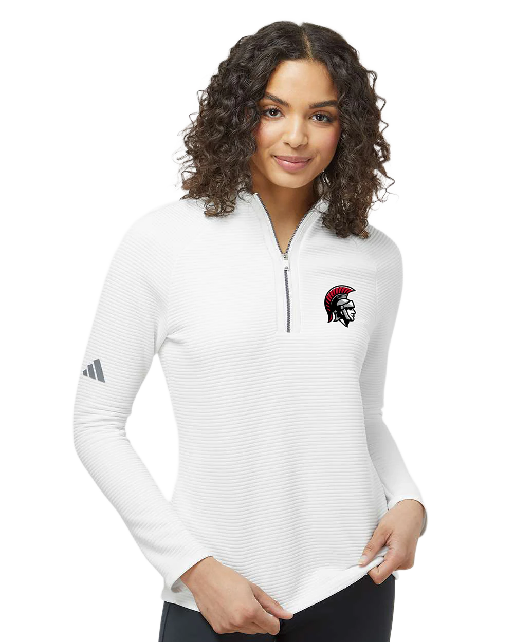 Worthington Softball - White Quarter Zip - Left Chest