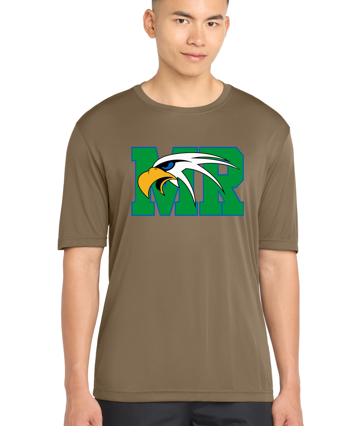 Maple River High School hockey_boys - Woodland Brown Sport-Tek PosiCharge Competitor Tee. ST350
