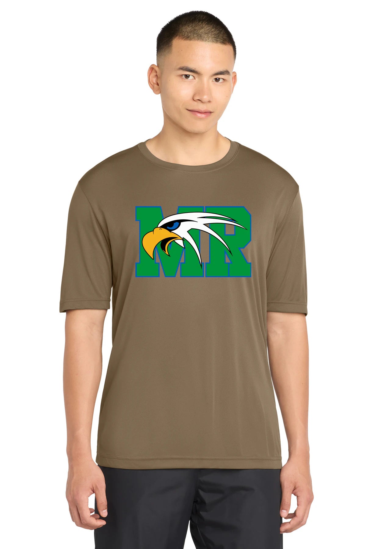 Maple River High School hockey_boys - Woodland Brown Sport-Tek PosiCharge Competitor Tee. ST350