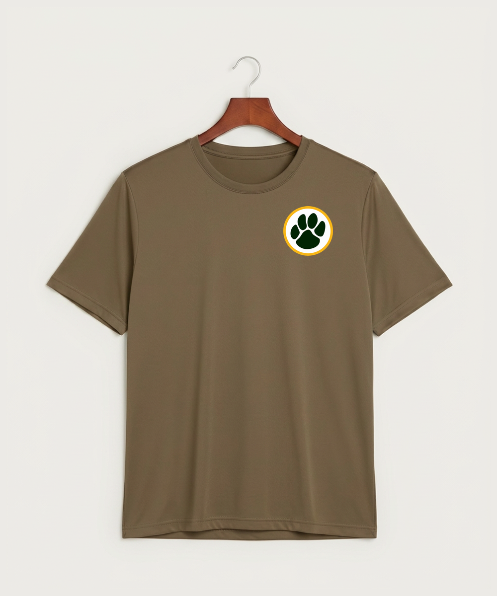 Ashwaubenon High School Football (Boys) - Woodland Brown Sport-Tek PosiCharge Competitor Tee. ST350