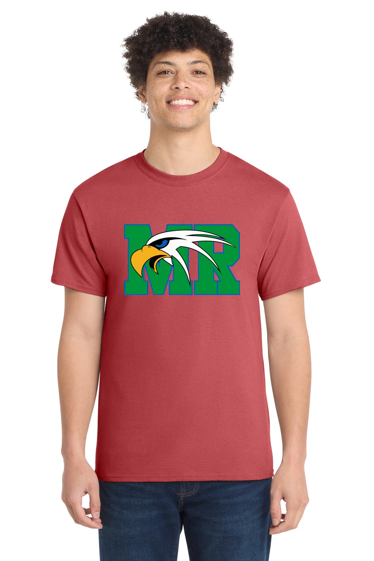Maple River High School hockey_boys - Zinnia Port & Co Core Cotton Tee. PC54